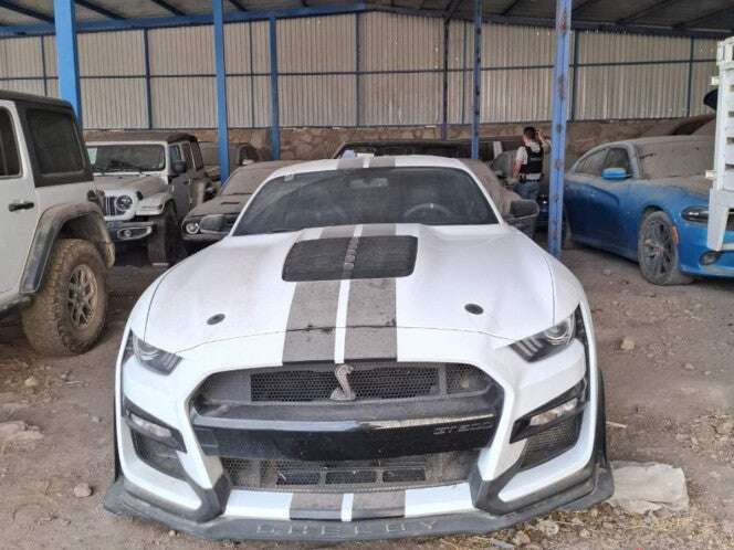 Porsche, Mustang y autos clásicos, entre lo asegurado en un lote de Jalisco