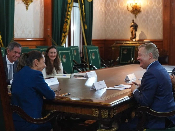 Claudia Sheinbaum se reúne con el director de Scotiabank