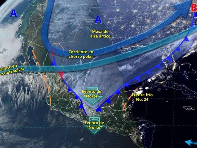 Clima en México este 20 de enero de 2025: Se esperan nevadas por el frente frío 24 