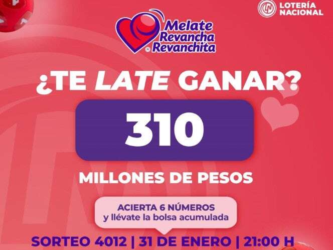 Melate: Resultados del sorteo del 31 de enero de 2025