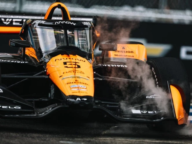 Pato O'Ward sufre en la calificación en Detroit en la serie IndyCar