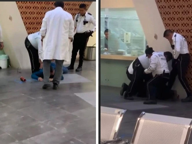 Filtran golpiza a adulto mayor en IMSS y caso se hace viral