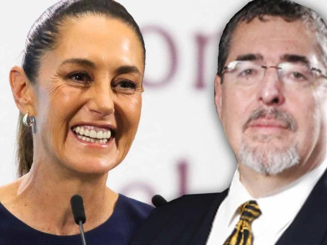 Sheinbaum y Arévalo conversan previo a visita oficial