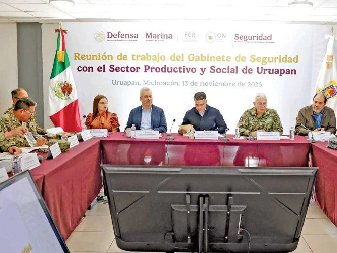 La prioridad en Michoacán es la paz: Harfuch; Marina desplegará mil 700 elementos