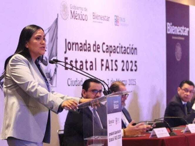 Encabeza Ariadna Montiel Jornada de Capacitación del Fondo de Aportaciones para la Infraestructura Social