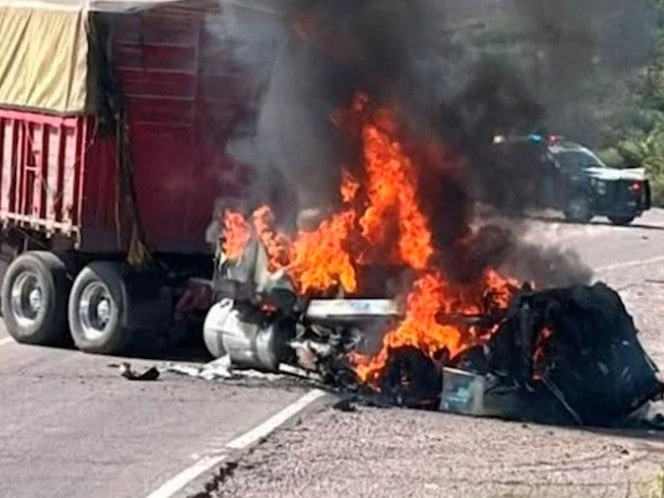 Tras intervención en narcocampamento, se desatan bloqueos y ataques en Aguascalientes