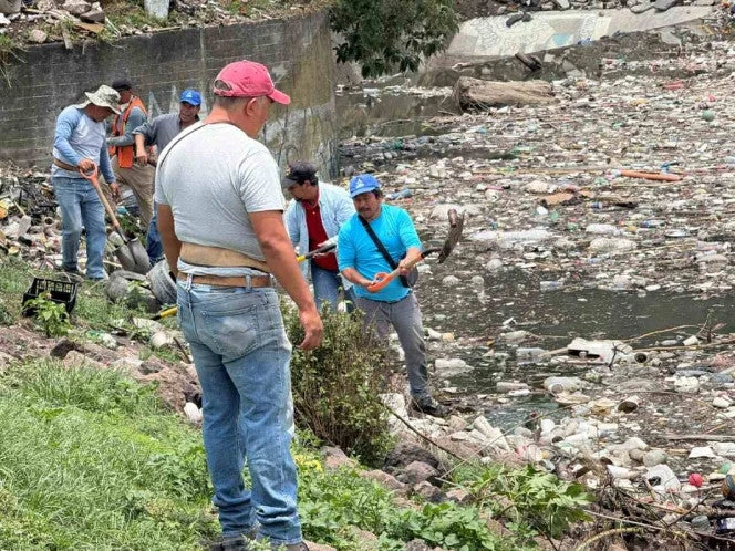 Continúan trabajos en presa Los Cuartos; ante intensidad de lluvias descartan riesgos   