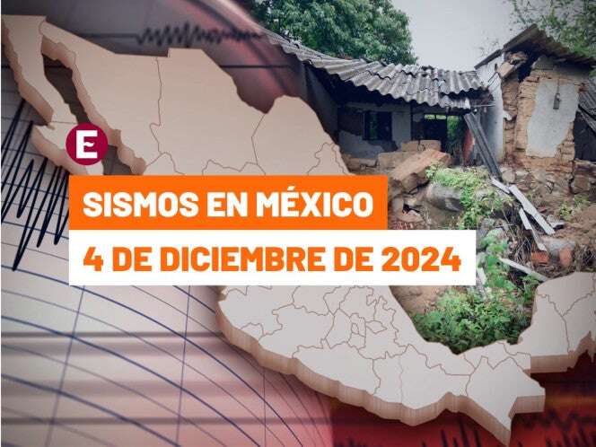 Sismo hoy 4 diciembre 2024 México. Últimas noticias temblores, microsismos