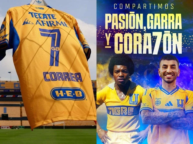 ¿Traición a un histórico? Ángel Correa es el nuevo '7' de Tigres