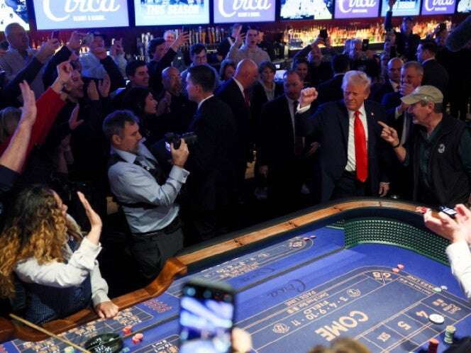 Trump termina primera semana de gobierno en Las Vegas