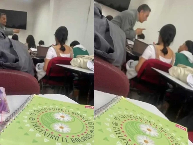 ‘¡Tú te burlas, estúpido!’; suspenden a maestro por insulto a universitario