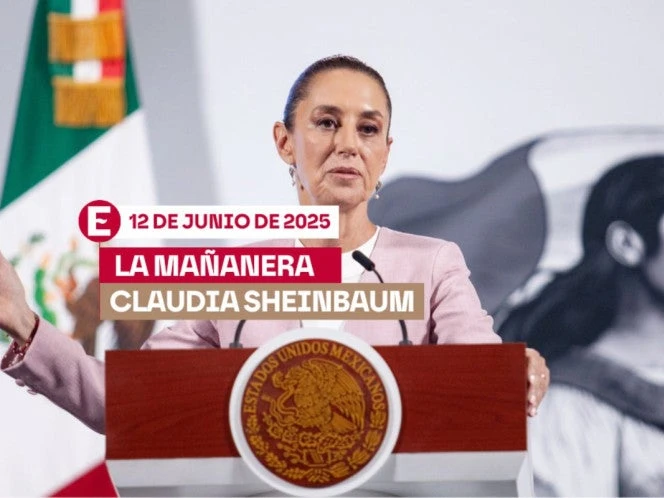 La 'Mañanera' de Sheinbaum hoy EN VIVO: Temas de la conferencia del 12 de junio de 2025