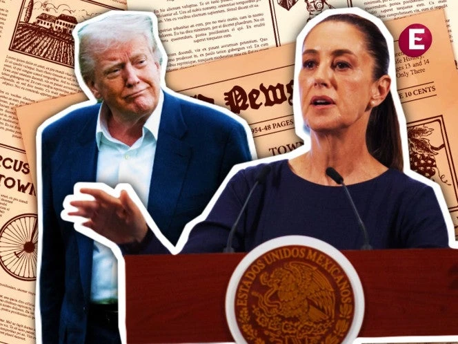 No debatiré con Trump en medios: Sheinbaum; 
