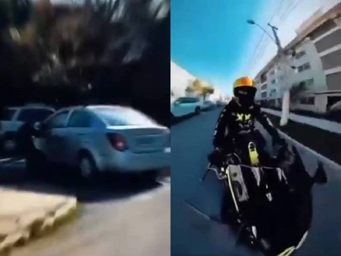 ¡Héroe en moto! Hombre persigue a conductora que atropelló a anciano y huyó