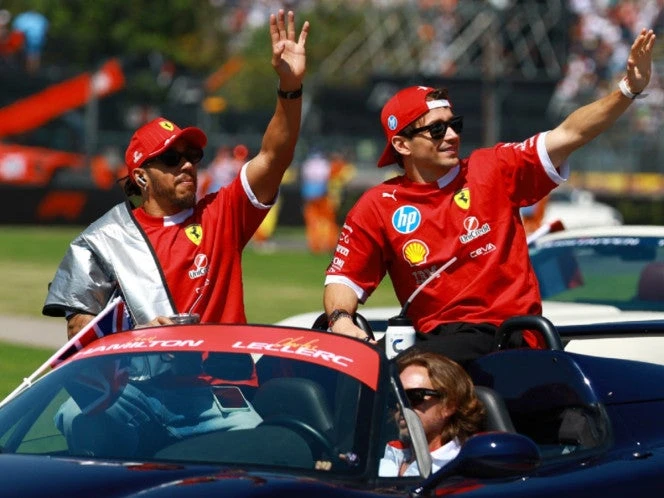 Leclerc y Hamilton responden a las críticas del presidente de Ferrari