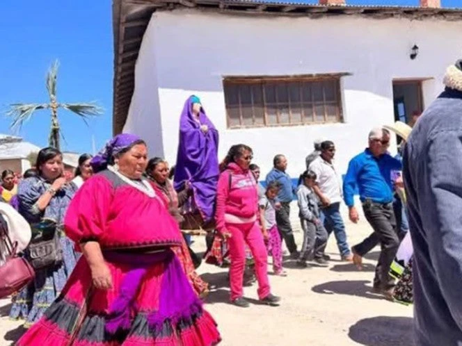 El peculiar festejo de la Semana Santa tarahumara