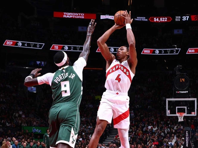Raptors frenan a Giannis y ligan victorias
