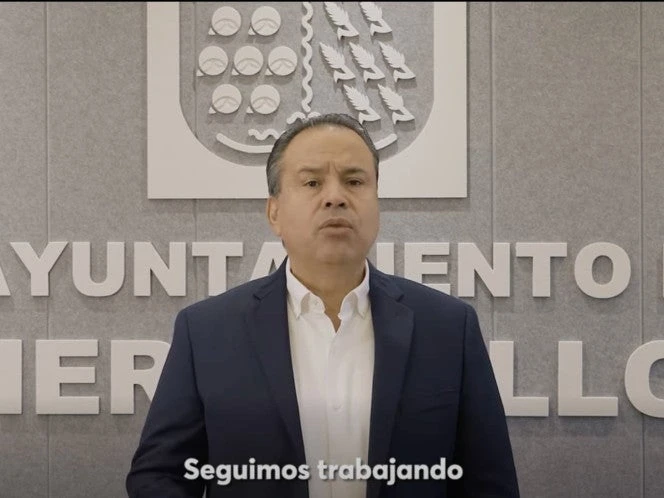 Antonio Astiazarán, alcalde de Hermosillo, ofrece apoyo tras incendio en tienda del centro histórico