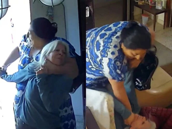 ‘¡Socorro!’, VIDEO de aterrador grito de abuelita golpeada para robarle