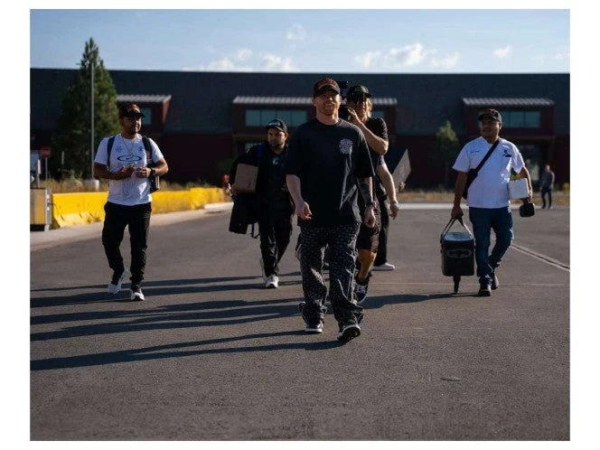 'Canelo' viajó a Las Vegas rodeado de lujo