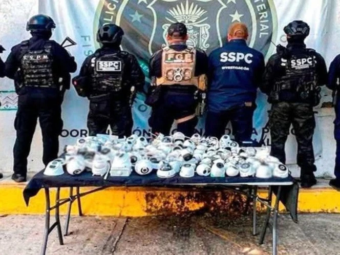 Desmantelan red de cámaras de videovigilancia instaladas por el crimen organizado en Acapulco