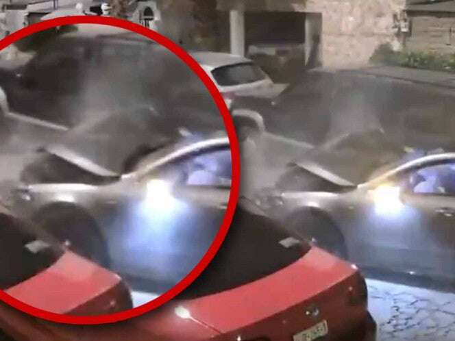 Ebrio choca automóvil de lujo contra varios vehículos en Puebla | VIDEO