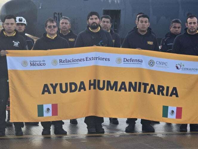 Sale ayuda humanitaria de México hacia Los Ángeles, California, por incendios