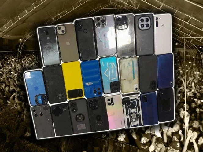 ¡De todas las gamas! Detienen a mujer con 23 celulares robados en plena feria