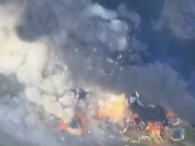 Fuerte explosión en bodega de fuegos artificiales de California | VIDEO