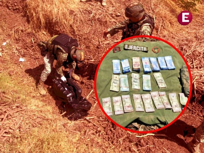 ¡Hallazgo millonario! Militares encuentran maleta abandonada con 2.1 mdp