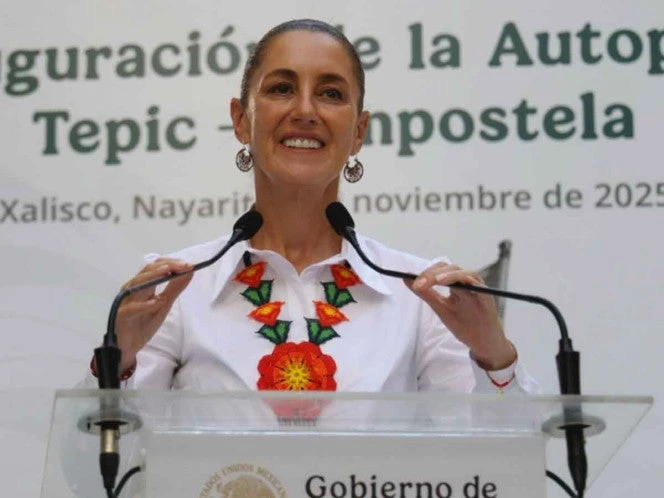 Claudia Sheinbaum inaugura la autopista Tepic - Compostela