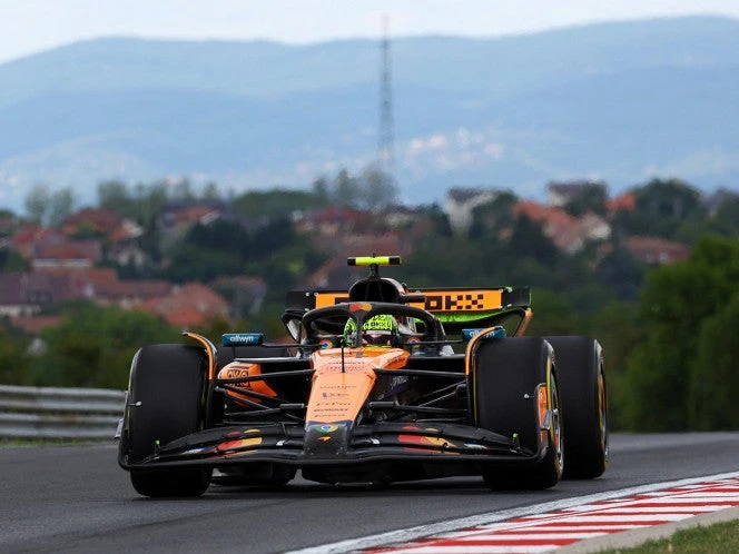 Lando Norris es el mandón de la P1 del GP de Hungría