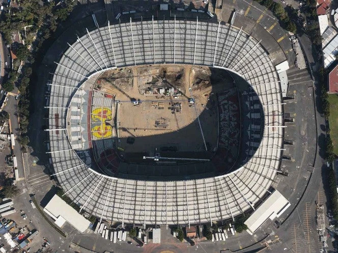Así luce el Estadio Azteca a un año del Mundial 2026