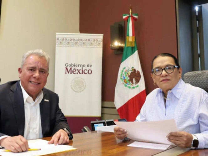 Gobierno dialoga con líder de la FSTSE tras ruptura con CNTE por pensiones del ISSSTE