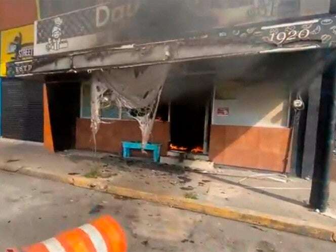 Incendian pastelería en Poza Rica; se investiga caso de extorsión