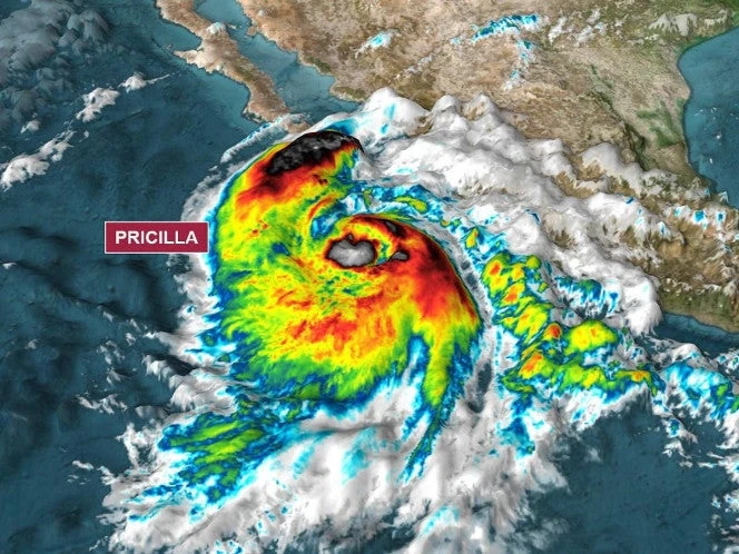 ‘Priscilla’ se fortalece a huracán categoría 2; trayectoria y afectaciones