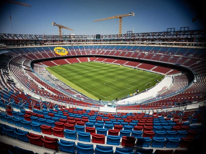 Barcelona avanza en su regreso a casa, así luce el Camp Nou