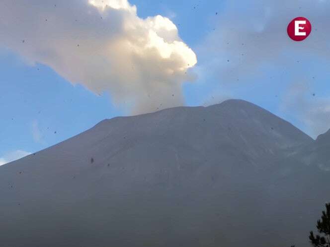 ¡Popocatépetl se relaja! Registra 41 exhalaciones y un sismo