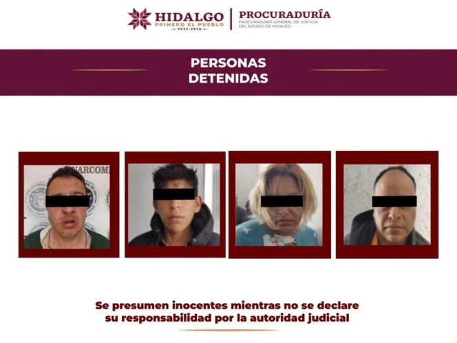 Caen cuatro personas por secuestrar y matar a policía en Hidalgo