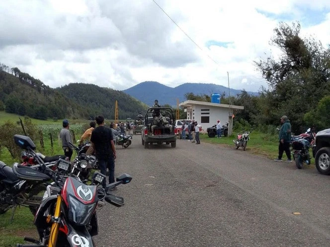 Reportan enfrentamiento en Cherán; dicen que grupo armado iba por el alcalde de Uruapan