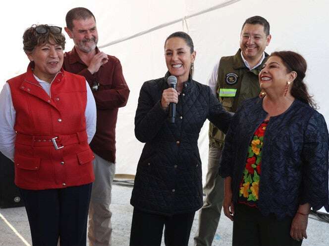 Sheinbaum supervisa construcción de trolebús elevado Chalco-Santa Martha