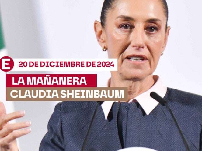 La 'Mañanera' de Sheinbaum hoy EN VIVO: Temas de la conferencia del 20 de diciembre de 2024