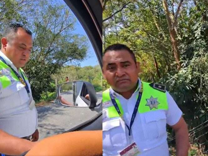 Paga $300 de ‘mordida’ a polis de Veracruz para evitar multas de $8,600 / VIDEO