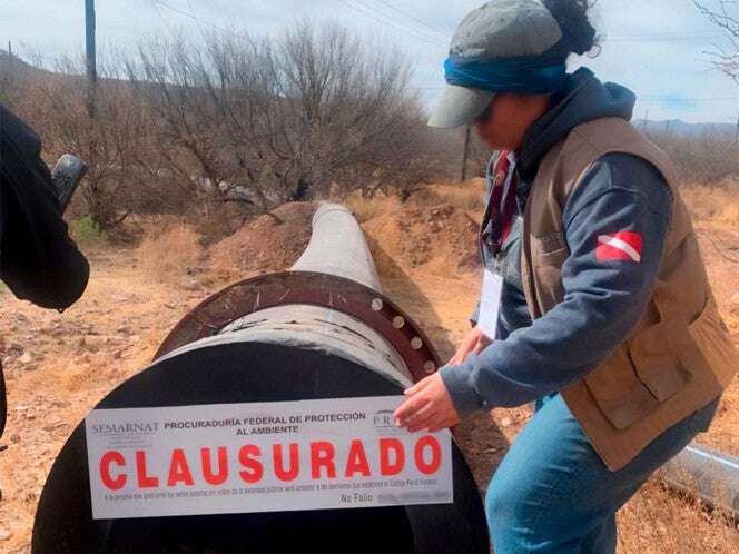 Clausura Profepa ducto ilegal de Grupo México en Sonora