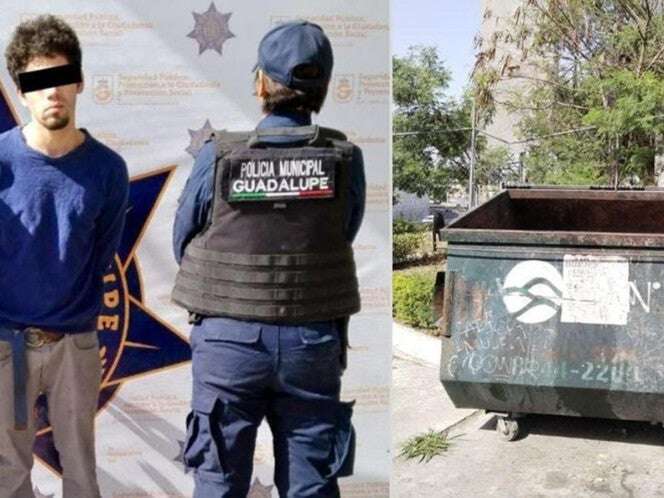 Se roba una televisión y se esconde entre la basura; ya está tras las rejas