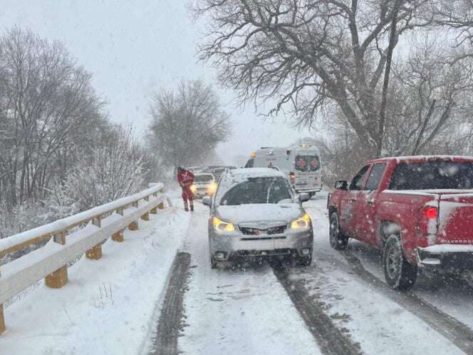 Tormenta invernal deja daños en Chihuahua 