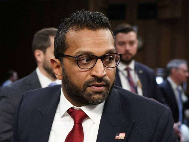 Senado de EU confirma a Kash Patel como nuevo director del FBI