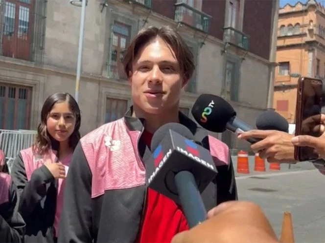 Osmar Olvera agradece recibimiento de Sheinbaum; ‘me felicitó, estoy muy contento’
