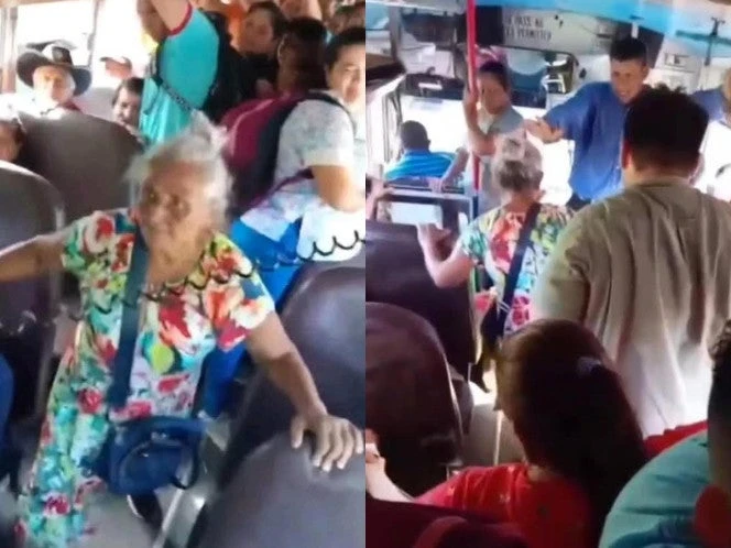 ¡Va de retro! Abuelita trata de acuchillar a un predicador | VIDEO