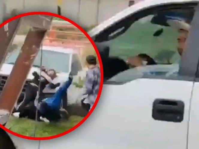 Sujeto atropella a madre e hija tras pelear por unos terrenos en Puebla | VIDEO